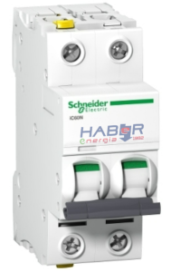 Wyłącznik nadprądowy 2P C 0,5A 6kA AC iC60N-C0,5-2 A9F04270