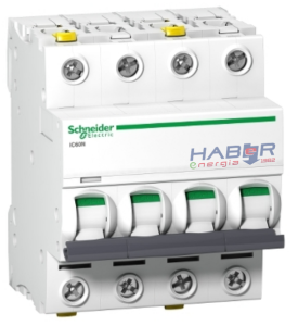 Wyłącznik nadprądowy 4P C 10A 6kA AC iC60N-C10-4 A9F04410