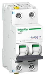 Wyłącznik nadprądowy 1P+N B 16A 10kA AC iC60H-B16-1N A9F06616